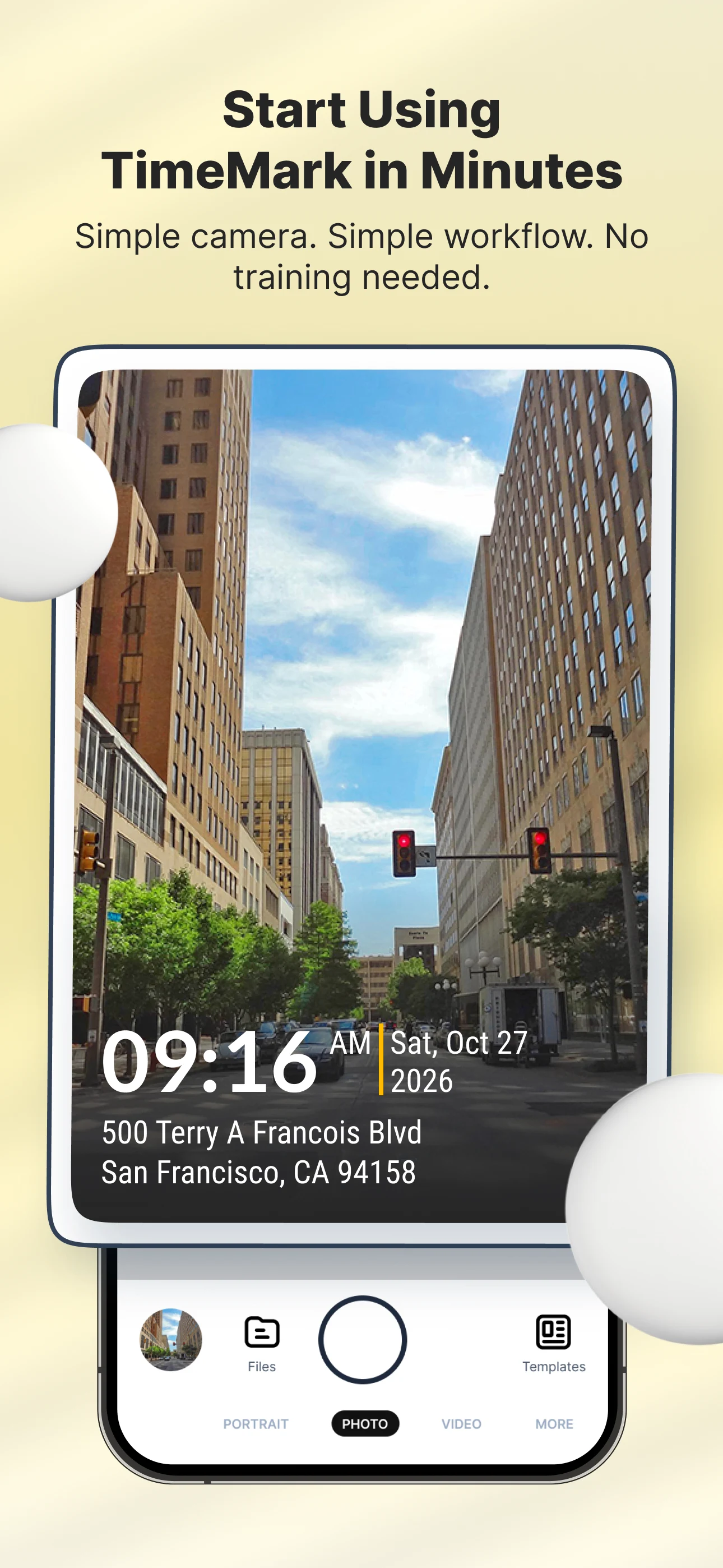 TimeMark: Timestamp Camera screenshot